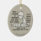 Reflecteren Keramisch Ornament (Rechts)