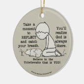 Reflecteren Keramisch Ornament (Links)