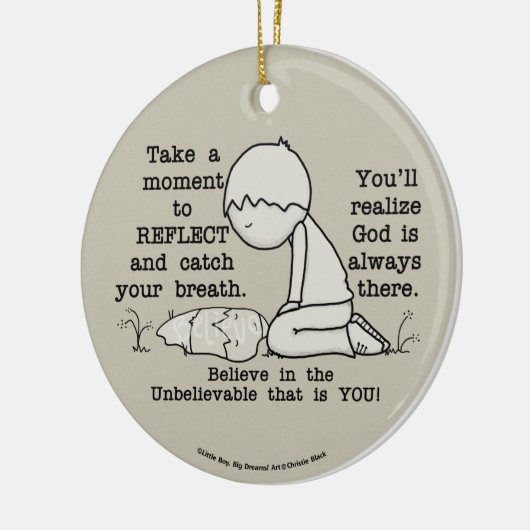 Reflecteren Keramisch Ornament (Links)