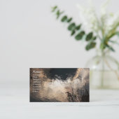 Reflecteren op zonsondergang - Visitekaartjes (Staand voorkant)