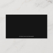 Reflecteren op zonsondergang - Visitekaartjes (Achterkant)