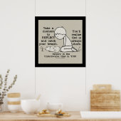 Reflecteren Poster (Keuken)