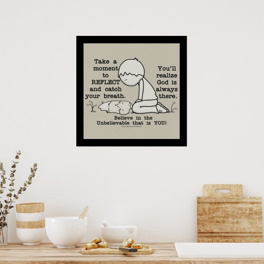 Reflecteren Poster (Keuken)