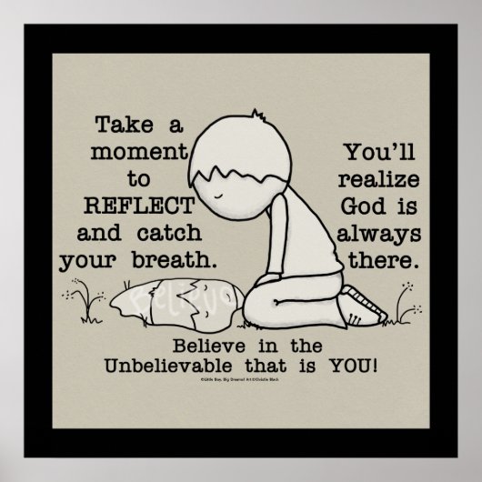 Reflecteren Poster (Voorkant)