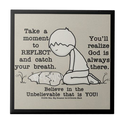 Reflecteren Tegeltje (Voorkant)