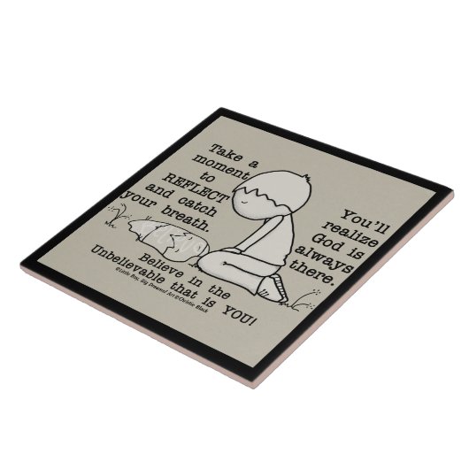 Reflecteren Tegeltje (Zijkant)