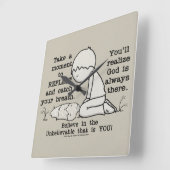 Reflecteren Vierkante Klok (Hoek)