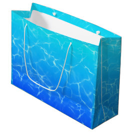 reflecterend blauw water groot cadeauzakje