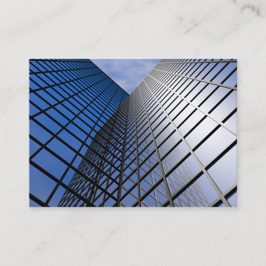 Reflecterend Kantoor blok Visitekaartje (Voorkant)