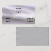 reflecterend metaaleffect visitekaartje (Voorkant / Achterkant)