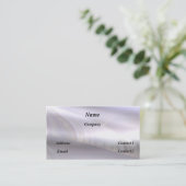 reflecterend metaaleffect visitekaartje (Staand voorkant)