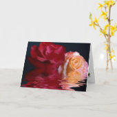 Reflecterend Roos Wenskaart Kaart (Gele Bloem)