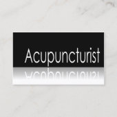 Reflecterende - Acupuncturist - Visitekaartje (Voorkant)