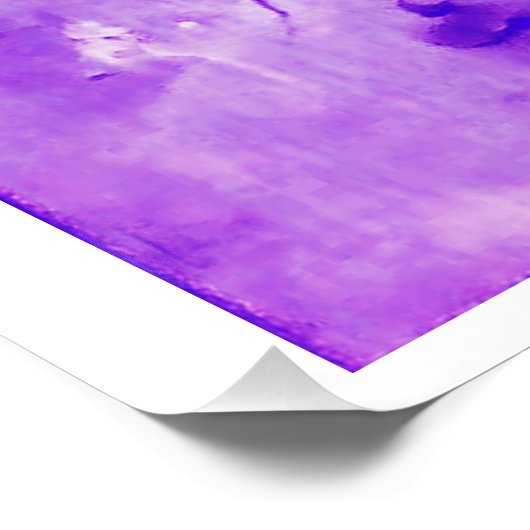 "Reflecterende afrodiet", glanzend Poster (Hoek)