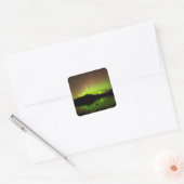 Reflecterende Aurora Vierkante Sticker (Envelop)