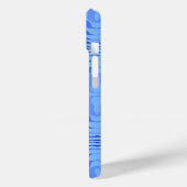 Reflecterende Blauwe Golven Moderne Abstracte Ontw Case-Mate iPhone Case (Achterkant / Links)