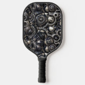 Reflecterende contourpatroon pickleball paddle (Achterkant)