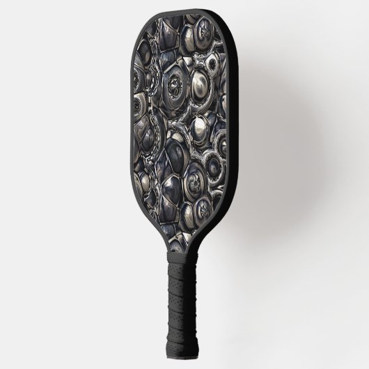 Reflecterende contourpatroon pickleball paddle (Links)