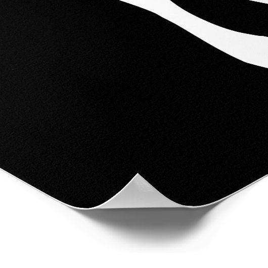 Reflecterende Deco Mod Woman Poster (Hoek)