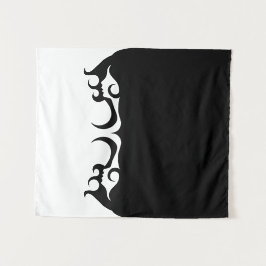 Reflecterende Deco Mod Woman Tapestry Wandkleed (Voorkant (horizontaal))