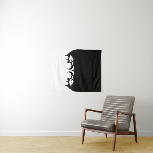 Reflecterende Deco Mod Woman Tapestry Wandkleed (In Situ (horizontaal))