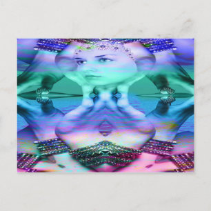 Reflecterende droom briefkaart