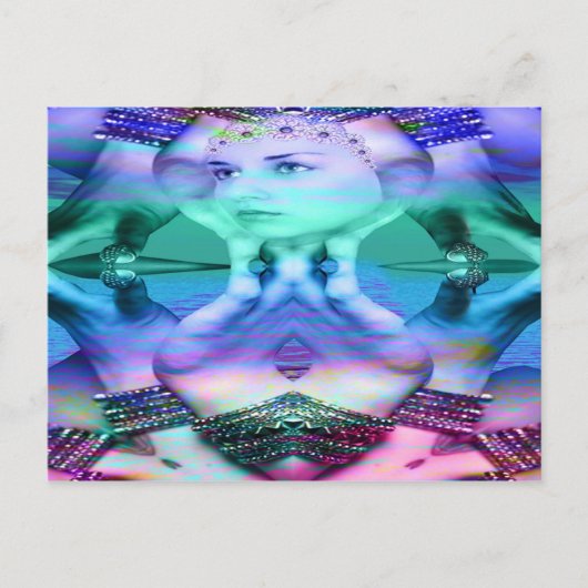 Reflecterende droom briefkaart (Voorkant)