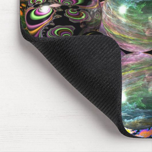 Reflecterende fractale bollen muismat (Hoek)