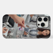 Reflecterende gemaksspiegel iPhone hoesje (Achterkant horizontaal)