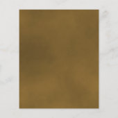 Reflecterende Gold Ochre Roos BUDGET Wedding Invit (Achterkant)