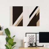 reflecterende harmonie poster (Thuiskantoor)