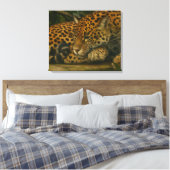 Reflecterende Jaguar – Serene Wildlife Art Print (Insitu (Slaapkamer))