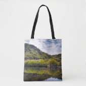 Reflecterende lente tote bag (Voorkant)
