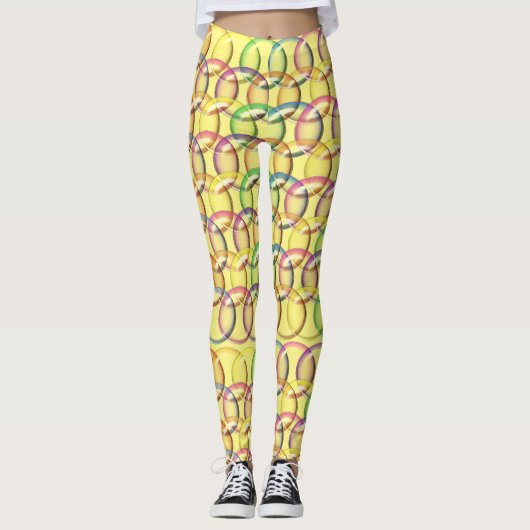 Reflecterende luchtbellen leggings (Voorkant)