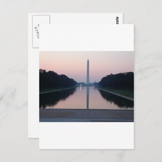 Reflecterende pool briefkaart (Voorkant / Achterkant)