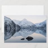 Reflecterende Portage Lake Briefpapier (Voorkant / Achterkant)