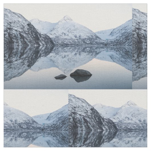 Reflecterende Portage Lake Stof (Close Up)