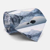 Reflecterende Portage Lake Stropdas (Opgerold)