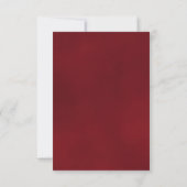 Reflecterende Red Rose Elegant Wedding Calendar Save The Date (Achterkant)