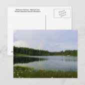 Reflecterende regenboog - Marshall Lake Briefkaart (Voorkant / Achterkant)