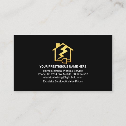 Reflecterende rode elektrificerende puls visitekaartje (Achterkant)