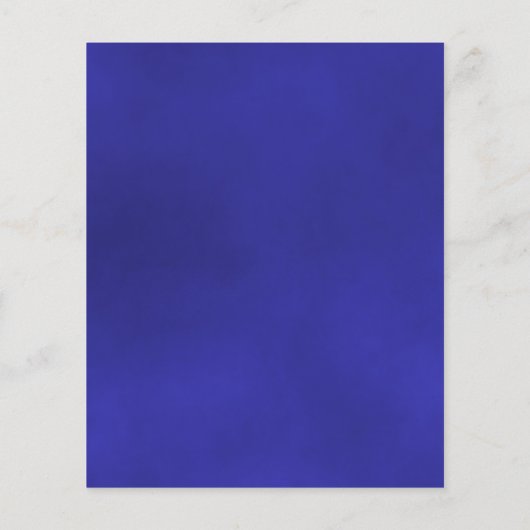 Reflecterende Royal Blue Roos BUDGET Wedding Invit (Achterkant)