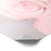 Reflecterende Roze Roos 5 Tafel Verwant Zitkuur Poster (Hoek)