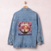 Reflecterende schoonheid: glazen appel met bloesem denim jacket (Hangar)