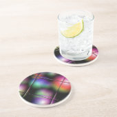 Reflecterende tegels zandsteen onderzetter (Zijkant)