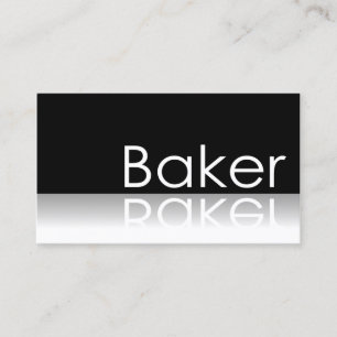 Reflecterende tekst - Baker - Visitekaartje