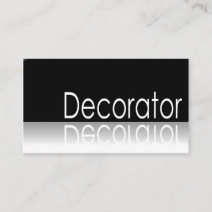 Reflecterende tekst - Decorator - Visitekaartje