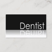 Reflecterende tekst - Dentist - Visitekaartje (Voorkant)
