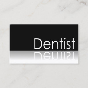 Reflecterende tekst - Dentist - Visitekaartje