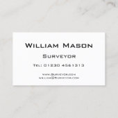 Reflecterende tekst - enquête - Visitekaartje (Achterkant)